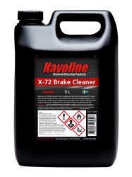 Havoline X-72 Brake Cleaner. 5 liter